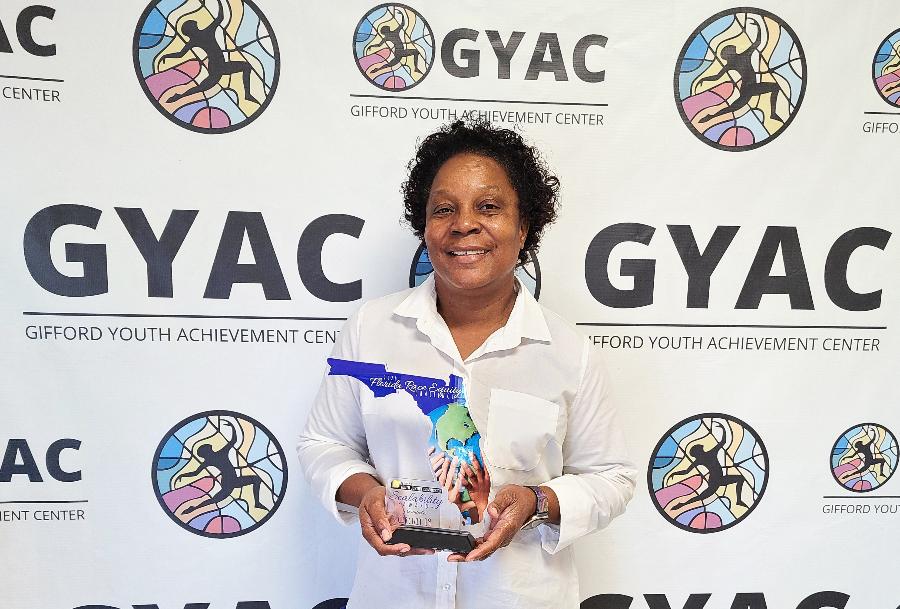 Barbara Pearce, GYAC Executive Assistant, Honored with 2020 Florida Race Equity Challenge Scalability Award